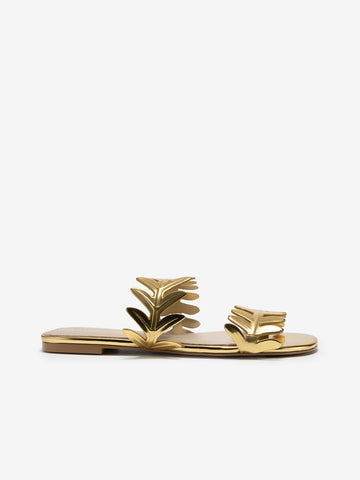 Gold Bay Leaf Slides