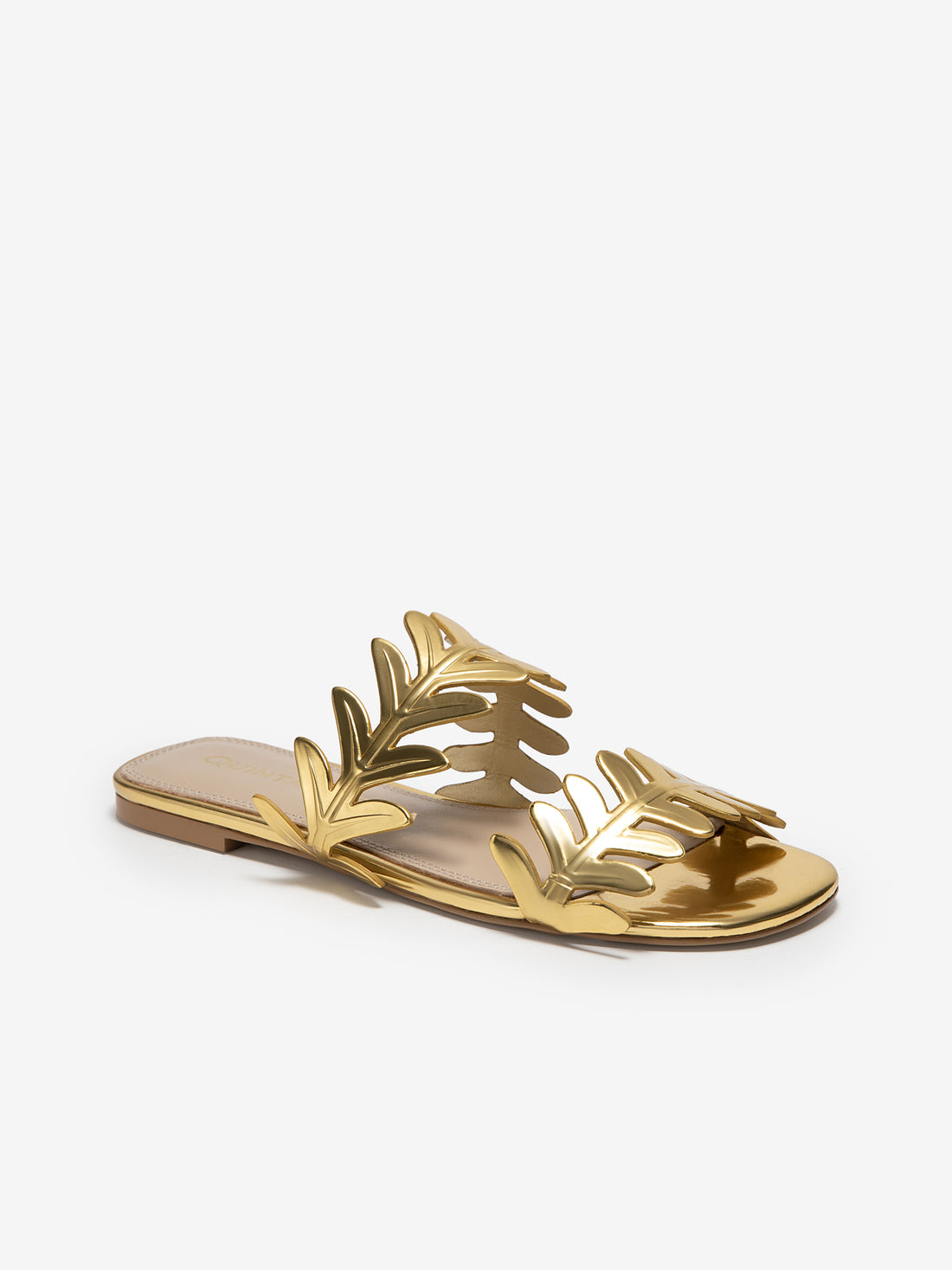 Gold Bay Leaf Slides